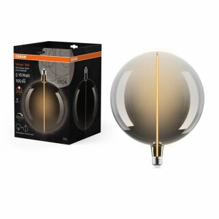 Osram LED Filament Magnetic G95 Globe Vintage 1906 4,8W = 10W smokey E27 100lm extra warmweiß 1800K DIMMBAR