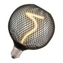 Osram LED Filament Globe G125 Decor Spiral 3,5W = 14W E27 Schwarz 130lm extra warmweiß 1800K DIMMBAR