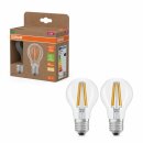 2 x Osram LED Filament A60 Birne 7,2W = 100W E27 klar...