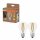 2 x Osram LED Filament A60 Birne 7,2W = 100W E27 klar 1521lm warmweiß 2700K Ultra effizient