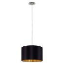 Eglo Pendelleuchte Maserlo Schwarz Gold Ø38cm max....