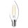 Energetic LED Filament Kerze 2,1W = 25W E14 klar 250lm warmweiß 2700K