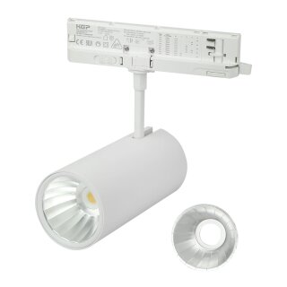 LED line Prime LED 3-Phasen Stromschienenstrahler Lumicanto Weiß 14-29W 3200lm CCT 3000K/4000K/6000K 36°/60°