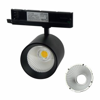 LED line Prime LED 3-Phasen Stromschienenstrahler Lumicanto Schwarz 6-20W 3200lm CCT 3000K/4000K/6000K 36°/60°