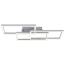 LeuchtenDirekt LED Smart Deckenleuchte Lola Silber Maxi...