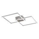 LeuchtenDirekt LED Smart Deckenleuchte Lola Silber Maxi...
