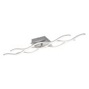 LeuchtenDirekt LED Smart Deckenleuchte Lola Silber Wave...