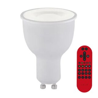 LeuchtenDirekt LED Smart Reflektor Lola 6W GU10 350lm RGB + CCT Fernbedienung App Google Alexa