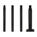 LED line Prime Lichtmast Straßenleuchte Schwarz 2m...