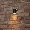LED´s Light Außenleuchte Wandlampe Stockholm silber IP44 max. 35W GU10 ohne Leuchtmittel