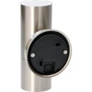 LED´s light Außenleuchte Wandlampe silber IP44 max 2 x 35W GU10 ohne Leuchtmittel Up&Down