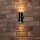 LED´s light Außenleuchte Wandlampe silber IP44 max 2 x 35W GU10 ohne Leuchtmittel Up&Down