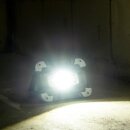 LED´s work LED Arbeitsleuchte schwarz IP54 10W 1000lm Tageslicht 5000K Akku USB dimmbar
