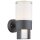 Globo LED Außenleuchte Wandlampe Nexa Grau 22,5cm IP44 12,2W 1050lm warmweiß 3000K