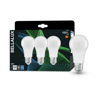 3 x Bellalux LED Leuchtmittel A60 Birnen 13W = 100W E27 matt 1521lm neutralweiß 4000K