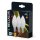3 x Bellalux LED Kerzen 4,9W = 40W E14 matt 470lm warmweiß 2700K
