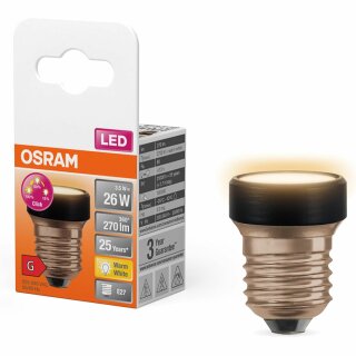 Osram LED Star Flat 3,5W = 26W E27 matt 270lm warmweiß 2700K 3-Stufen-Dimmbar
