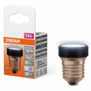 Osram LED Star Flat 3,5W = 25W E27 matt 300lm neutralweiß 4000K + Aufsatzringe