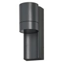 Ledvance Außenleuchte Wandlampe Endura Classic Isidor Wall dunkelgrau IP65 max. 35W GU10 down