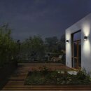 Ledvance LED Außenleuchte Wandlampe Endura Style Dallas Dunkelgrau IP44 9W 1000lm warmweiß 3000K Up&Down