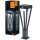 Ledvance LED Außenleuchte Sockellampe Poller Endura Style Solar Bouquet schwarz IP44 6W 550lm warmweiß Bewegungsmelder