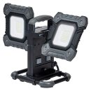 Ledvance LED Baustrahler Fluter Worklight Value Schwarz/Grau IP65 2 x 30W 6600lm Tageslicht 6500K kaltweiß