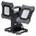 Ledvance LED Baustrahler Fluter Worklight Value Schwarz/Grau IP65 2 x 30W 6600lm Tageslicht 6500K kaltweiß