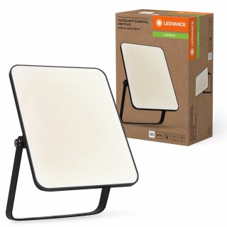 Ledvance LED Fluter Floodlight Essential Schwarz IP65 30W 2700lm neutralweiß 4000K 100°