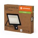 Ledvance LED Fluter Floodlight Essential Schwarz IP44 100W 11500lm neutralweiß 4000K 110° mit Sensor