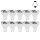 10 x LED Reflektor 6W GU10 Linse 435lm Tageslicht 6500K kaltweiß Spot 10°