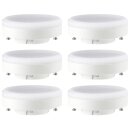 6 x LED 5W GX53 matt 425lm warmweiß 2700K...