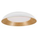 Ledvance LED Deckenleuchte Orbis Alva Weiß/Holz rund Ø50,5cm 36W 4700lm warmweiß 3000K 3-Stufen Click-Dimmbar
