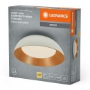 Ledvance LED Deckenleuchte Orbis Alva Weiß/Holz rund Ø50,5cm 36W 4700lm warmweiß 3000K 3-Stufen Click-Dimmbar