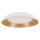 Ledvance LED Deckenleuchte Orbis Alva Weiß/Holz rund Ø50,5cm 36W 4700lm warmweiß 3000K 3-Stufen Click-Dimmbar