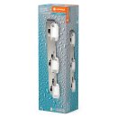 Ledvance LED Spiegelleuchte Orbis Flame Chrom IP44 3 x 5,5W 1305lm Click CCT 3000K-4000K