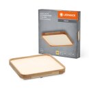 Ledvance LED Deckenleuchte ORBIS Alicia 39,5x39,5cm 24W 2700lm Holz warmweiß 3000K DIMMBAR