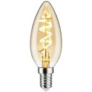 Paulmann LED Spiral Filament C35 Kerze 4W = 40W E14 gold 150lm extra warmweiß 1800K DIMMBAR