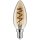 Paulmann LED Spiral Filament C35 Kerze 4W = 40W E14 gold 150lm extra warmweiß 1800K DIMMBAR