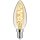 Paulmann LED Spiral Filament C35 Kerze 4W = 40W E14 gold 150lm extra warmweiß 1800K DIMMBAR