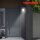 Telefunken LED Außenleuchte Wandlampe Genua Schwarz IP44 15W 2000lm Neutralweiß 4000K Backlight Bewegungsmelder