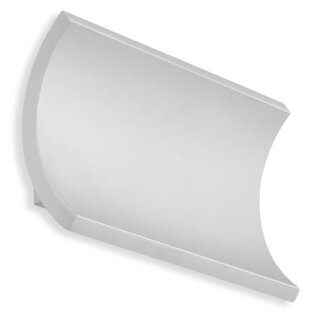 Telefunken LED Außenleuchte Wandlampe Genf Silber IP44 2 x 6W 1200lm Neutralweiß 4000K Up&Down