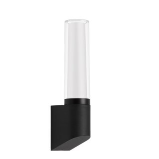 Telefunken LED Außenleuchte Wandlampe Bristol Schwarz IP44 8W 850lm Neutralweiß 4000K