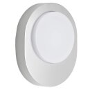 Telefunken LED Außenleuchte Wandlampe Prag Silber IP44 8W 800lm Neutralweiß 4000K