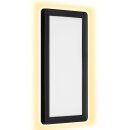Telefunken LED Außenleuchte Wandlampe Nizza schwarz IP44 16W 2000lm neutralweiß 4000K Backlight