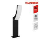 Telefunken LED Außenleuchte Sockellampe Gent Schwarz 57cm IP44 15W 1800lm neutralweiß 4000K
