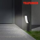 Telefunken LED Außenleuchte Sockellampe Gent Schwarz 57cm IP44 15W 1800lm neutralweiß 4000K