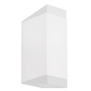 Telefunken LED Außenleuchte Wandlampe Posen Weiß 2x 5W GU10 800lm Neutralweiß 4000K Up&Down