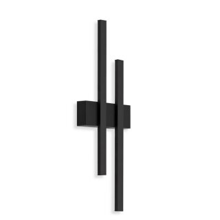 Telefunken LED Außenleuchte Wandleuchte schwarz IP44 2 x 8W 780lm Neutralweiß 4000K