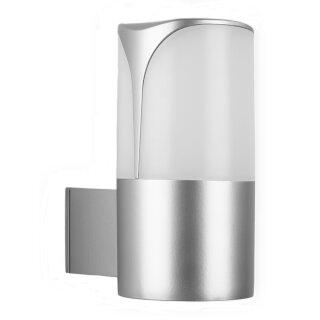 Telefunken Außenleuchte Wandlampe Outdoor Silber max. 12W E27