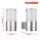 Telefunken Außenleuchte Wandlampe Outdoor Silber max. 12W E27